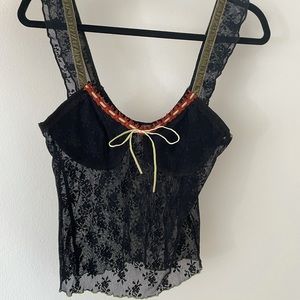 Free People Lace Top
